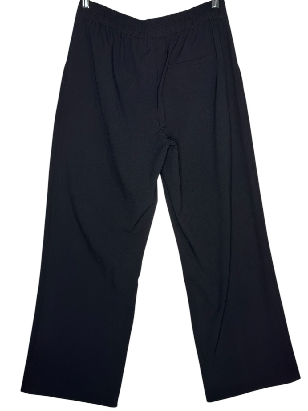C by One Black Wide Leg Pull-On Career Pants Size M Elastic Back Waist - Picture 5 of 16